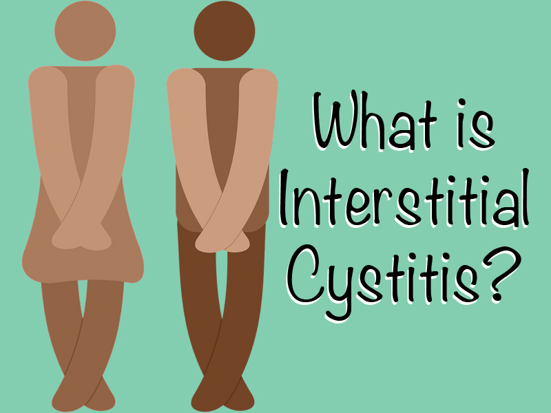 An image of two people clearly needing to urinate to illustrate what is interstitial cystitis